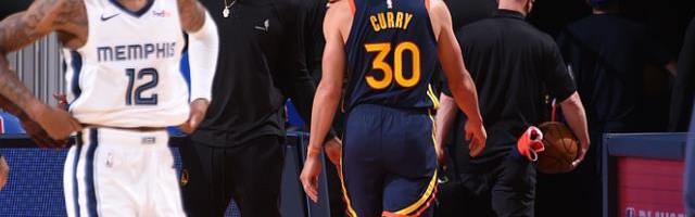 NBA,库里三分绝杀雷霆,勇士终结对手11连胜登顶西部引热议